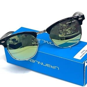 Semi-rimless sunglasses